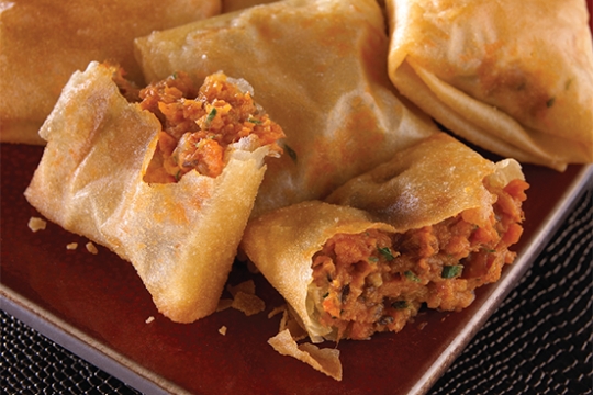 Tunisian Sweet Potato Briks